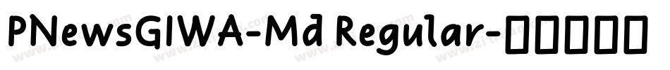 PNewsGIWA-Md Regular字体转换